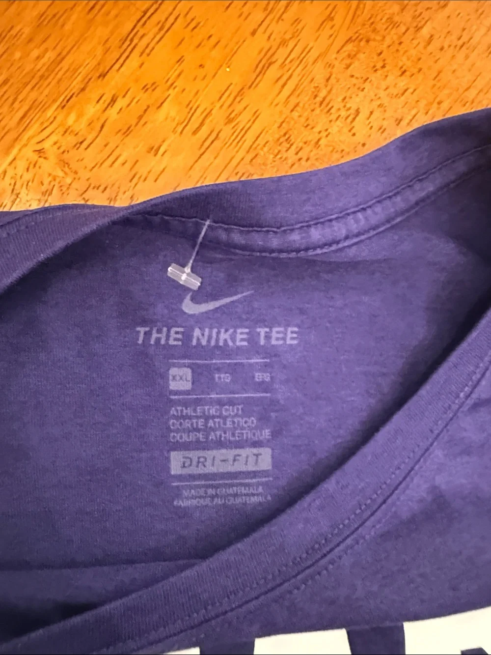 Nike Purple Dri-FIT Tee with White 'Fear The Frog' Graphic TCU xxl